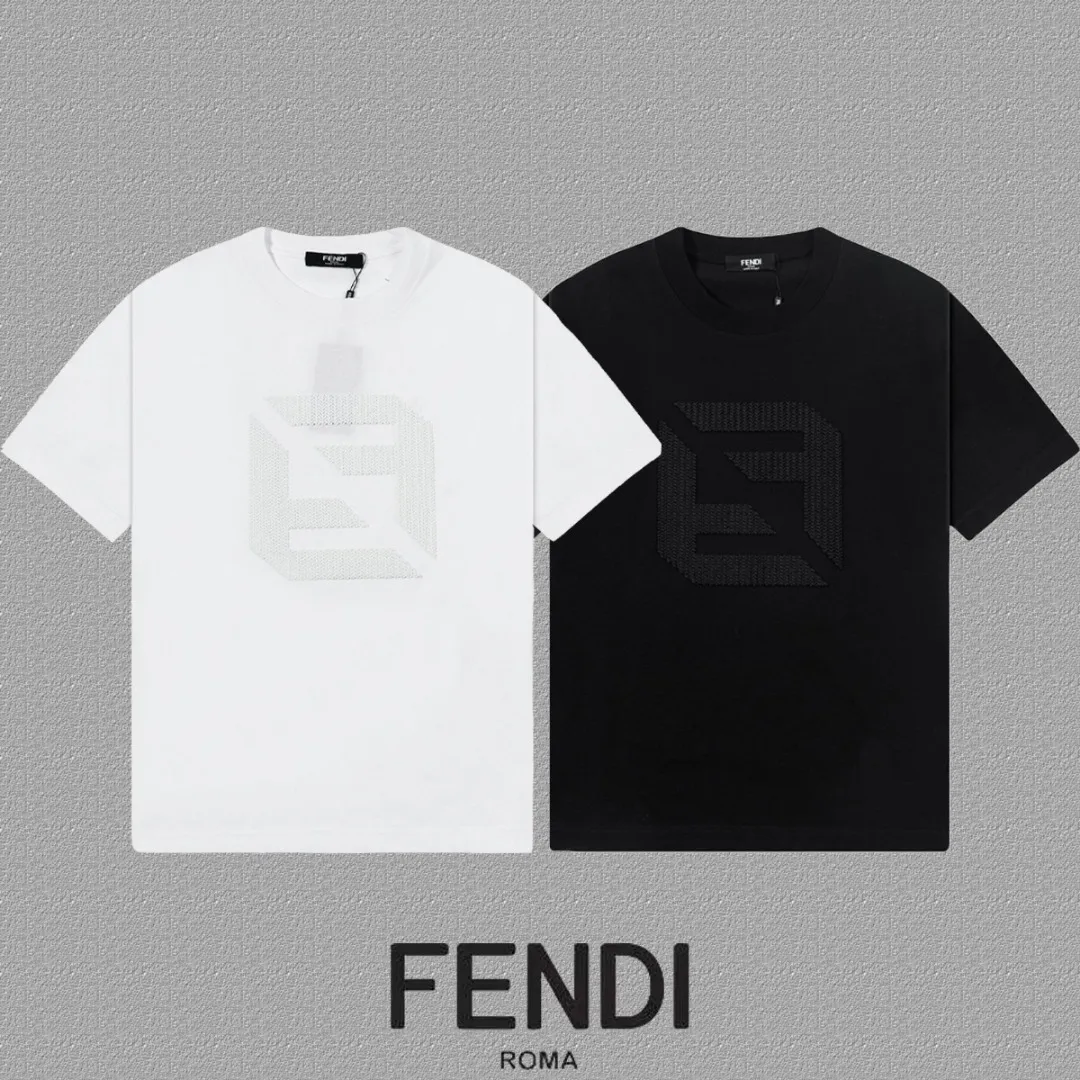 🅿️200 [CH Crow Heart] 2025FW short-sleeved T-shirt, hollow embroidery with arch bridge embroidery, high-end 26s double yarn 300g fabric, heavy fabric, custom stretcher rib, same vat and dye, complete three standards, same style for men and women, color: black, white, size: S M L XL 2XL